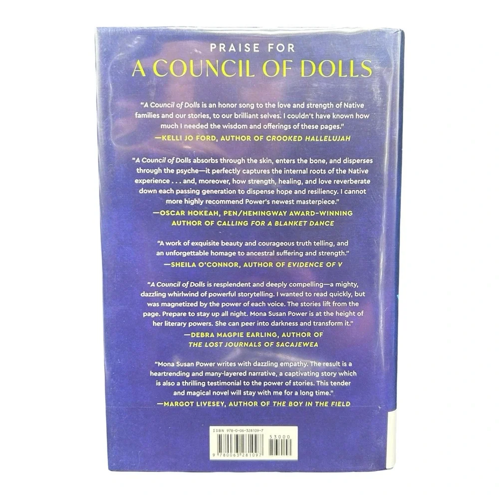 A Council of Dolls Mona Susan Power First Edition Hardcover 2023 Ex-Library
